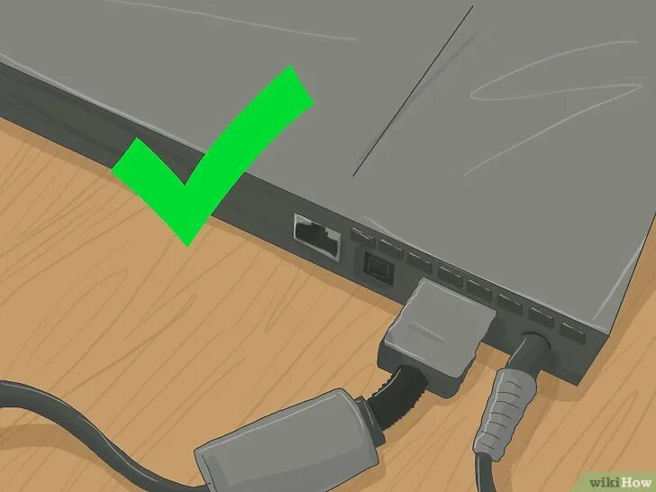 Cable is connected properly