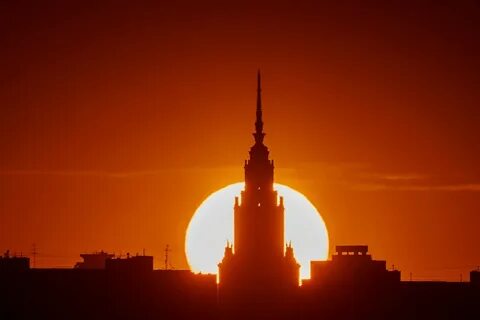 Заход солнца июнь 2024