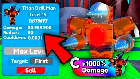 Drill man toilet tower defense
