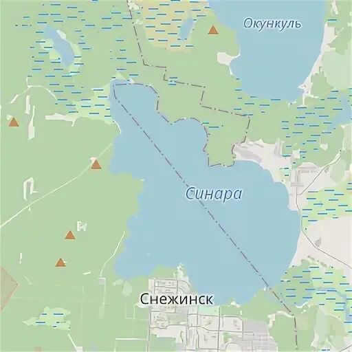 Снежинск расстояние