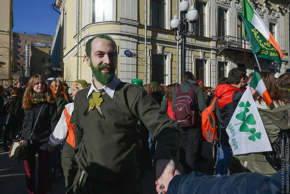 День Святого Патрика в Москве. Святой Патрик в Москве. Святой Патрик Москва 2009 Арбат. День св Патрика а Москва.