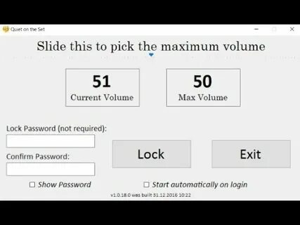 Max user volume 5 max user value
