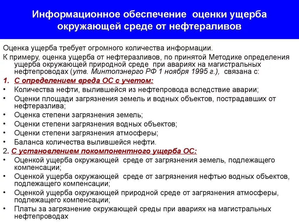 Виды ущерба окружающей среде. Оценка ущерба окружающей среде. Методика оценки ущерба. Определение экологического ущерба. Методика определение ущерба.