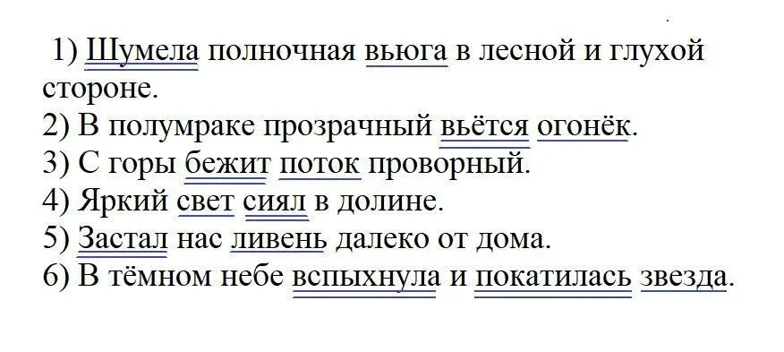 Звон словосочетание. Шумела Полночная вьюга в Лесной и глухой стороне . В полумраке. Словосочетание шумный. Разбор предложения шумела Полночная вьюга в Лесной и глухой стороне.