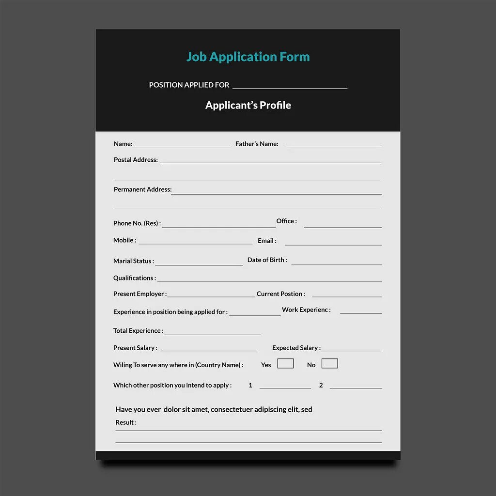 Application form ответы. Application form design. бланк дизайн. application form to work security.