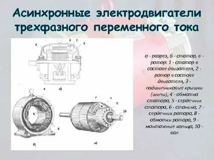 Ротор трехфазного асинхронного двигателя