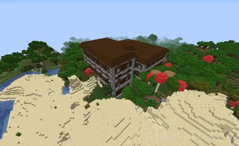 Сид на особняк 1. 1. 17. Красивый участок майнкрафт креатив. Сид лесной особняк 1.