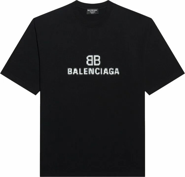 Футболка Баленсиага мужская черная. Футболка Balenciaga BB. Balenciaga BB Pixel logo t-Shirt. Balenciaga футболка черная.