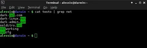 Dev grep