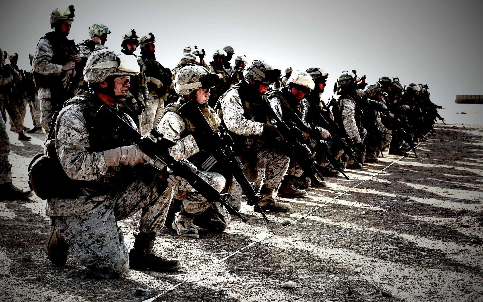 Serving in the army