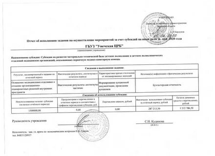 Форма соглашения на иные цели