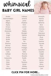 Best whimsical girl names.