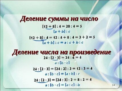 Делим сумму