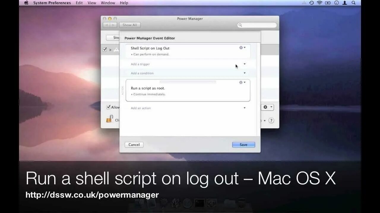 Sh start script