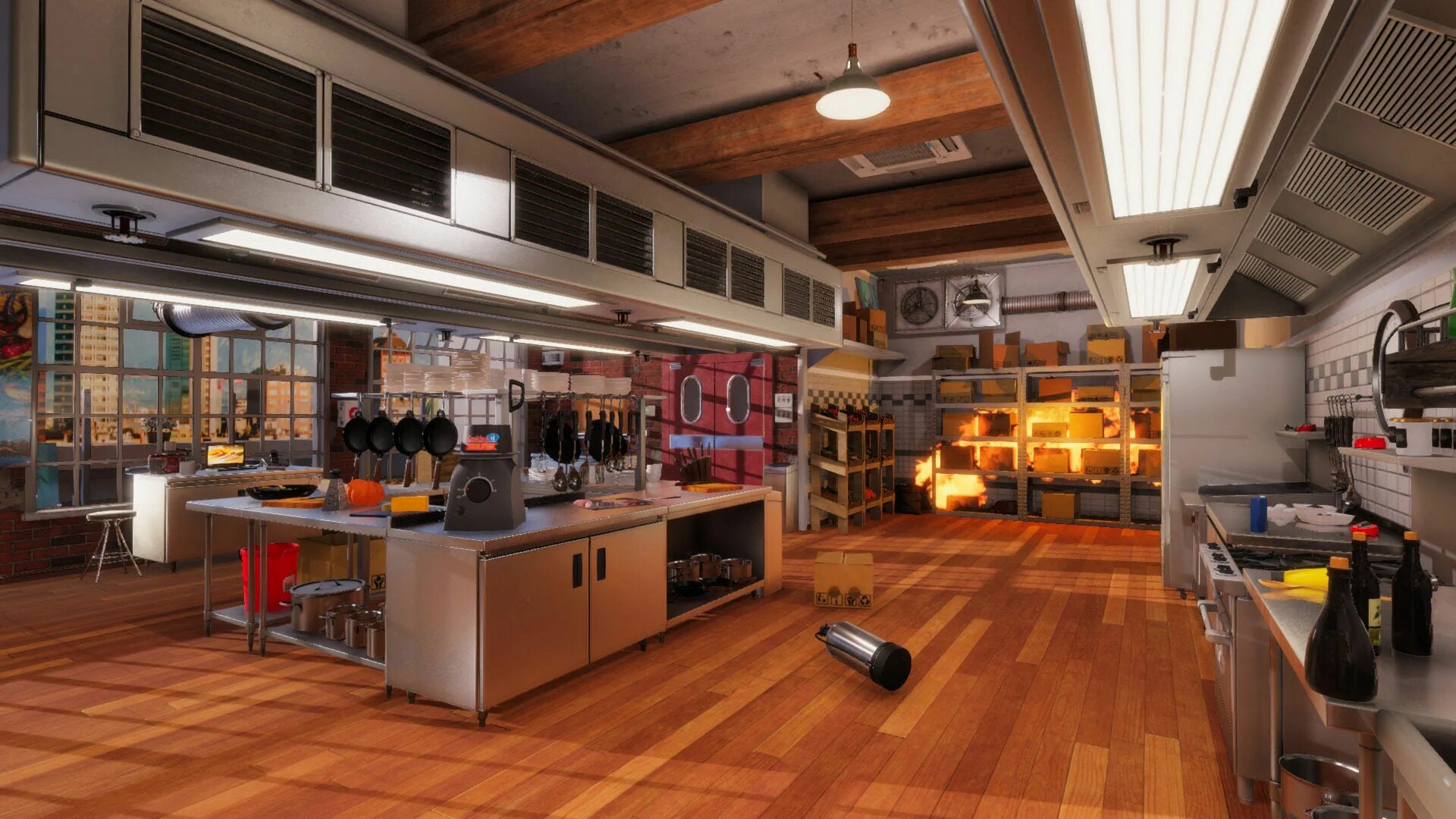 Kitchen simulator