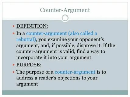 Argument definition