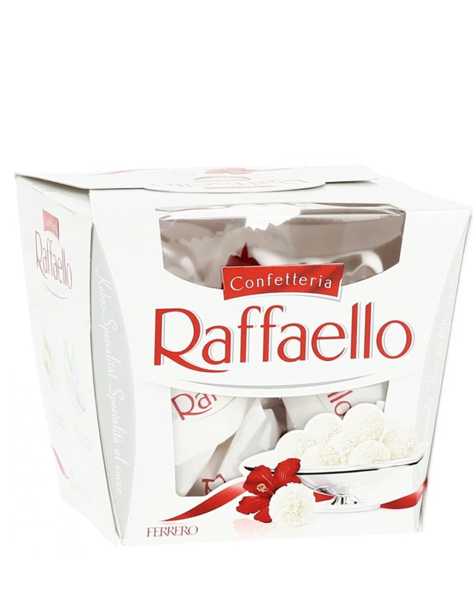 Коробка с Raffaello 150 гр. Конфеты Ferrero Рафаэлло т15 150г. Конфеты Раффаэлло (т15) 150 г. Рафаэлло конфеты 150 гр.