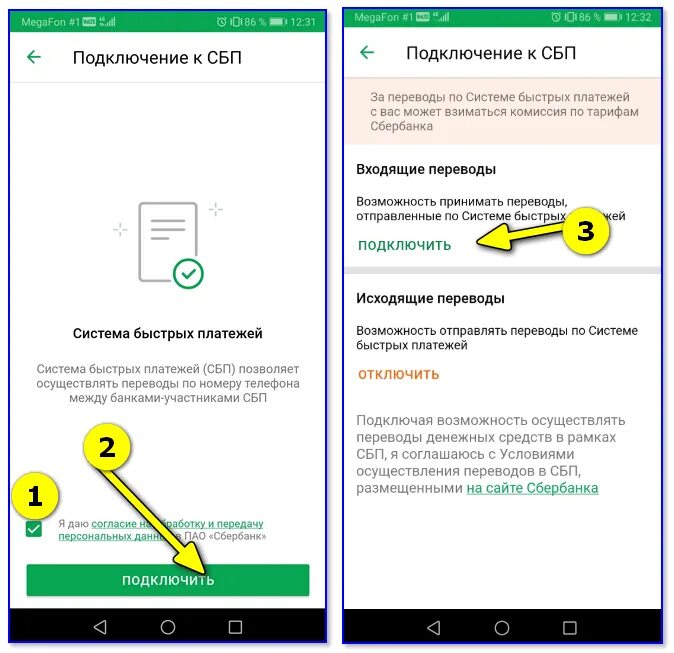 Быстрые переводы сбербанка без комиссии подключить