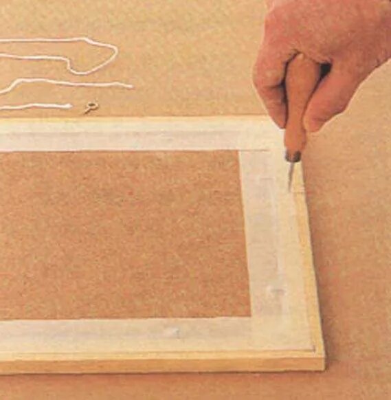 Заклеить рамку