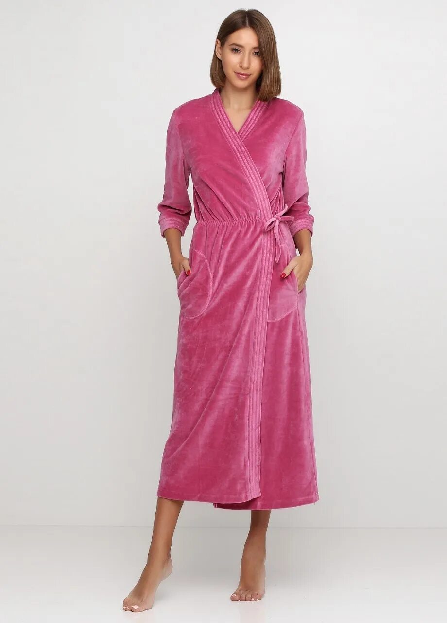 Vien халат женский велюровый. женский велюровый халат орхидп. халат из велюра. халат женский велюровый. халат peche monnaie 22848.