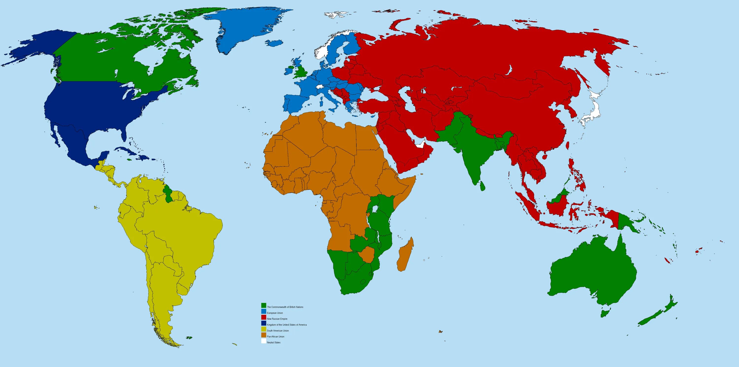 Карта страны 2022 год. Альтернативная карта.