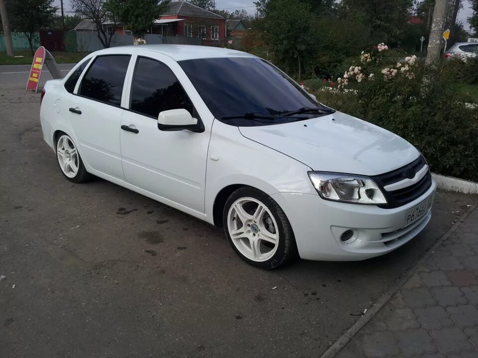 Размер имеет значение. Губа. - Lada Granta Sport, 1,6 л, 2013 года стайлинг DRIV