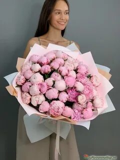 Букет пионов казань