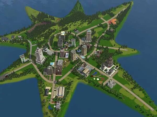 SIMS 3 Риверсайд. Симс 3 карта. SIMS 3 города. Симс 3 карта города.