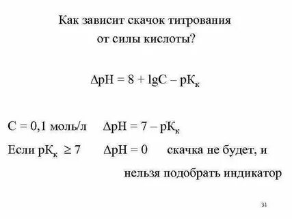 Скачок титрования