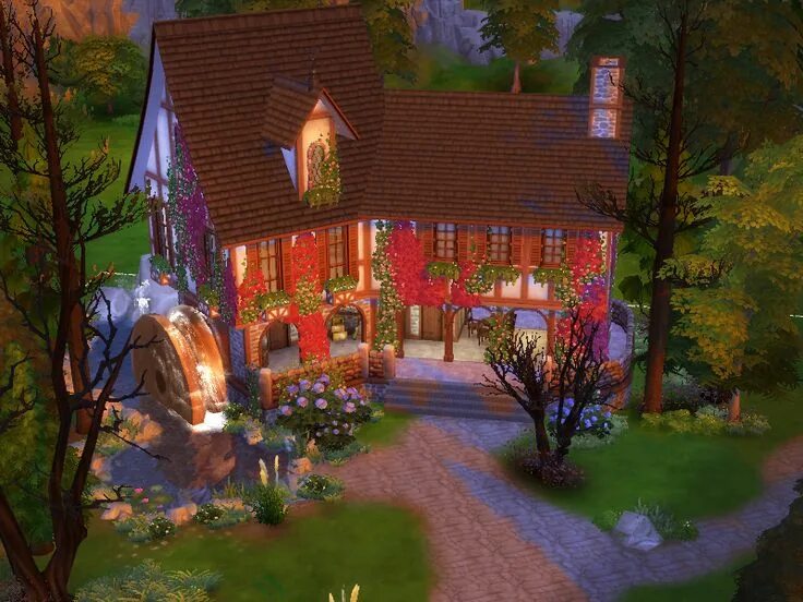 Игра санни. Rustic House SIMS 4. Sunny House игра. Игра "домики". Симс 3 дом вампира.