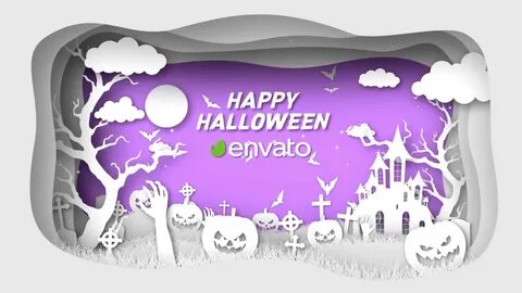 Paper Cut Halloween Wishes Videohive 34291649 After Effects Image 10 