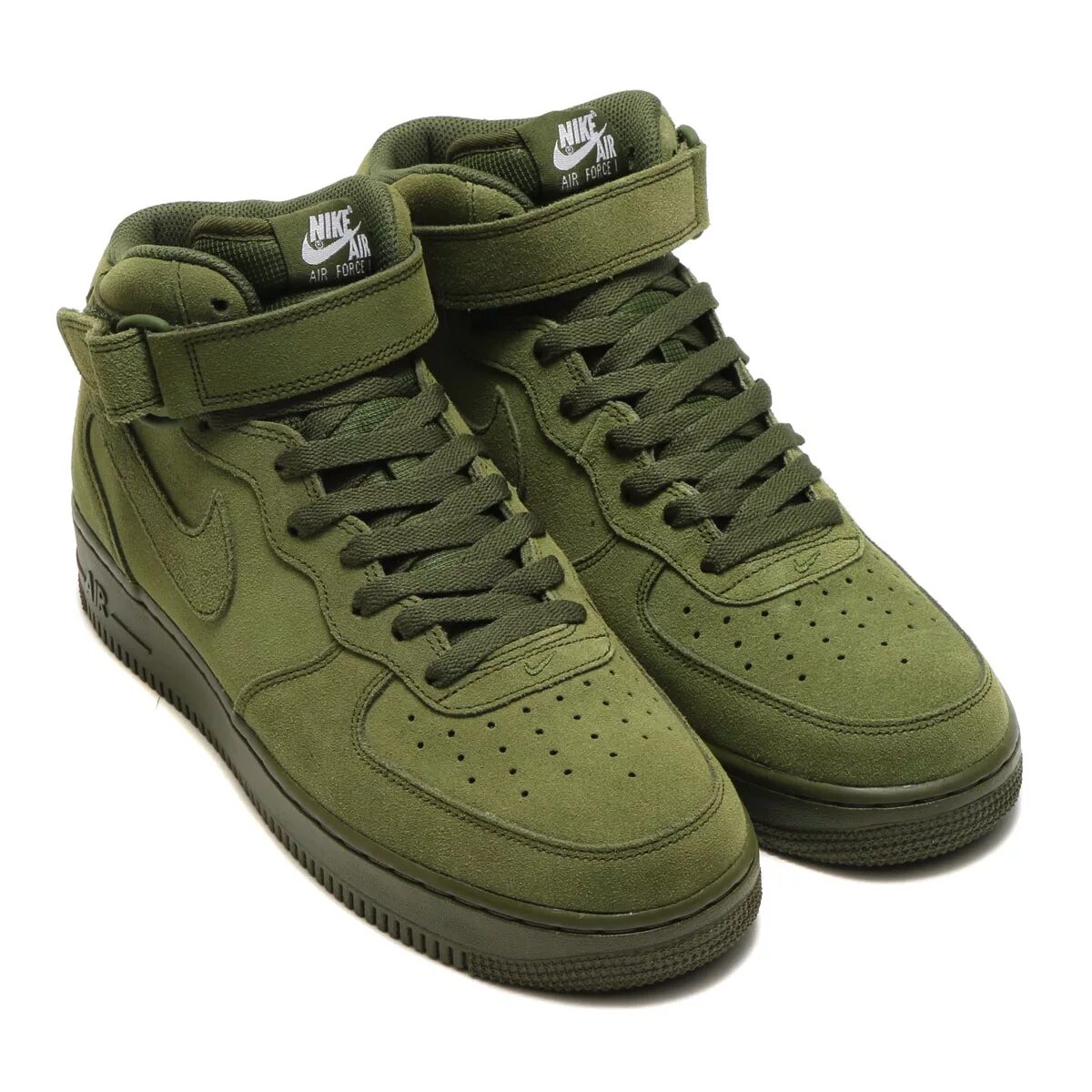 Зеленые кроссовки какие. Найк форсы 1 зеленые. Nike Air Force 1 болотные. Nike Air Force 1 Mid Green. Найк АИР Форс зеленые.