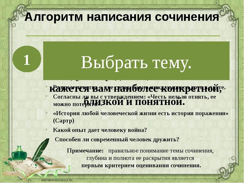 Урок подготовки к написанию сочинения. Как написать сочинение по литературе. Как написать сочинение алгоритм. Алгоритм написания сочинения. Алгоритм написания сочинения по литературе.