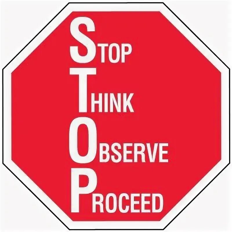 Stop thinking working. Stop and think.