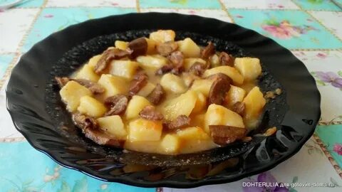 Рецепт картошки с сушеными грибами