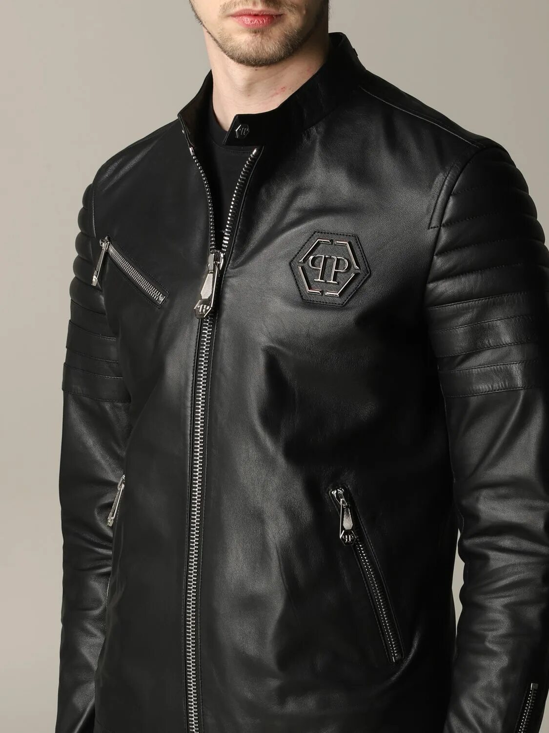 Куртка philipp plein мужская. Куртка Филип Плейн homme. Philipp plein Leather Jacket.