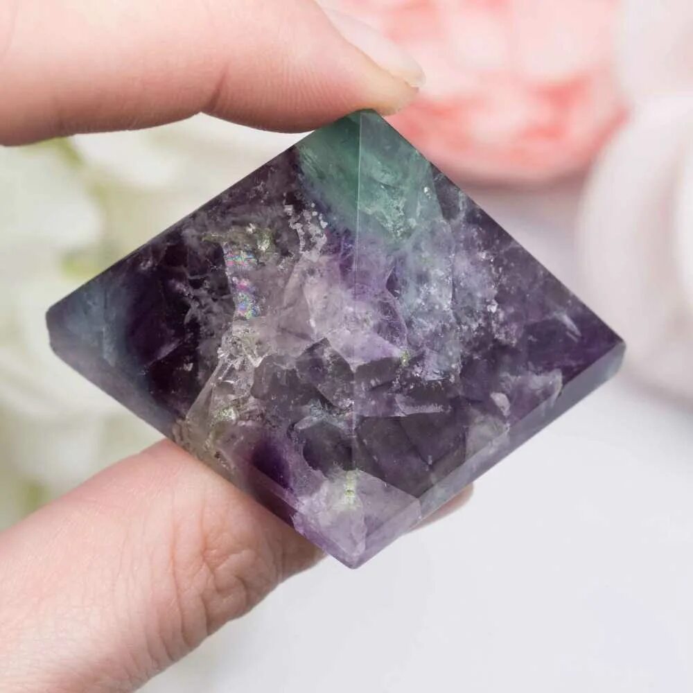 Stunning Fluorite crystals from Berbes, Ribadesella, Asturias, Spain Photo © Ant