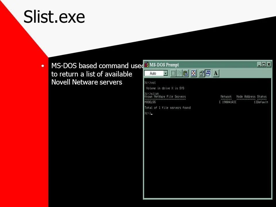 Ms dos commander