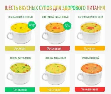 Названия первых блюд