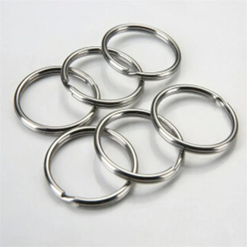 Metal Split Ring 1,5 мм. Кольцо для ключей. Заводное кольцо для ключей. Металлическое кольцо для ключей.