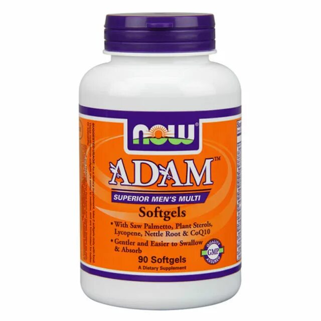 Now Adam Superior men's Multi 90 Softgels. Now Adam men's Multi (90 капс.). Now foods Adam 90 Softgels. Now foods, Adam, Superior men's Multi, 90 Softgels. Фирма now витамины