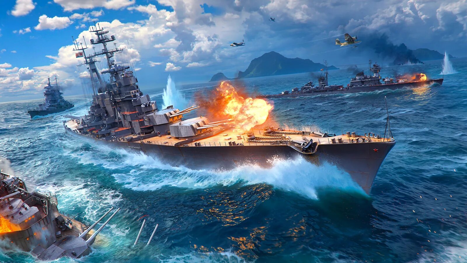 Морской бой 2 0. Корабли игра World of Warships. Корабль военный ворлд оф варшипс. Морской бой World of Warships. Ворлд варшипс морские сражения.