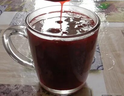 Густой кисель из крахмала и ягод