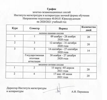 В период экзаменационной сессии рекомендуется