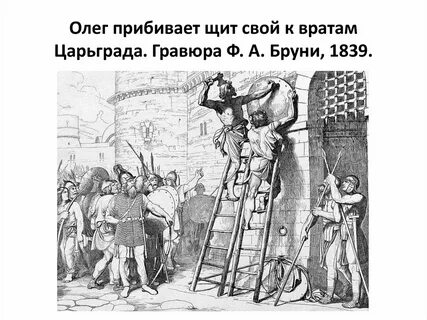 Щит на воротах