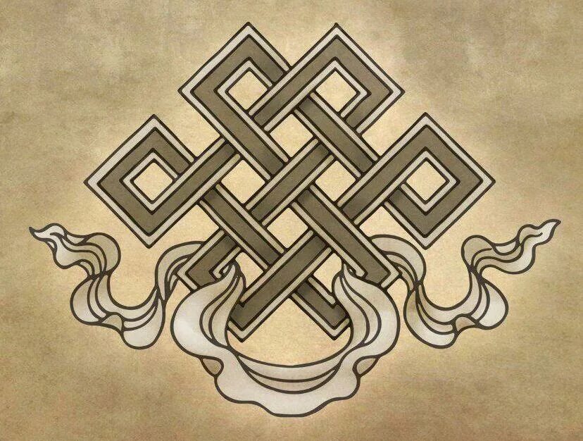 Узел бесконечности тибет. Бурятский узел улзы. Улзы бурятский орнамент. Бесконечный узел. Бесконечный узел.