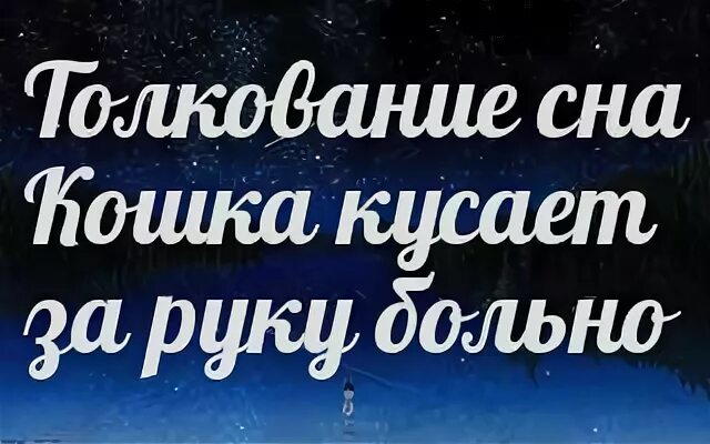 Толкование снов кошка