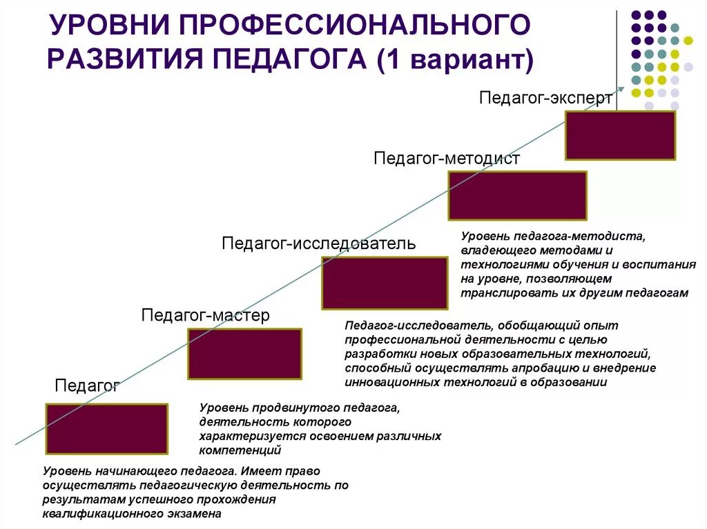 Уровень активного развития это. Уровни профессионализма учителя. Уровни профессионального роста учителя. Профессиональный рост педагога. Уровни развития профессионализма.