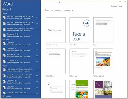 Ms word windows 10