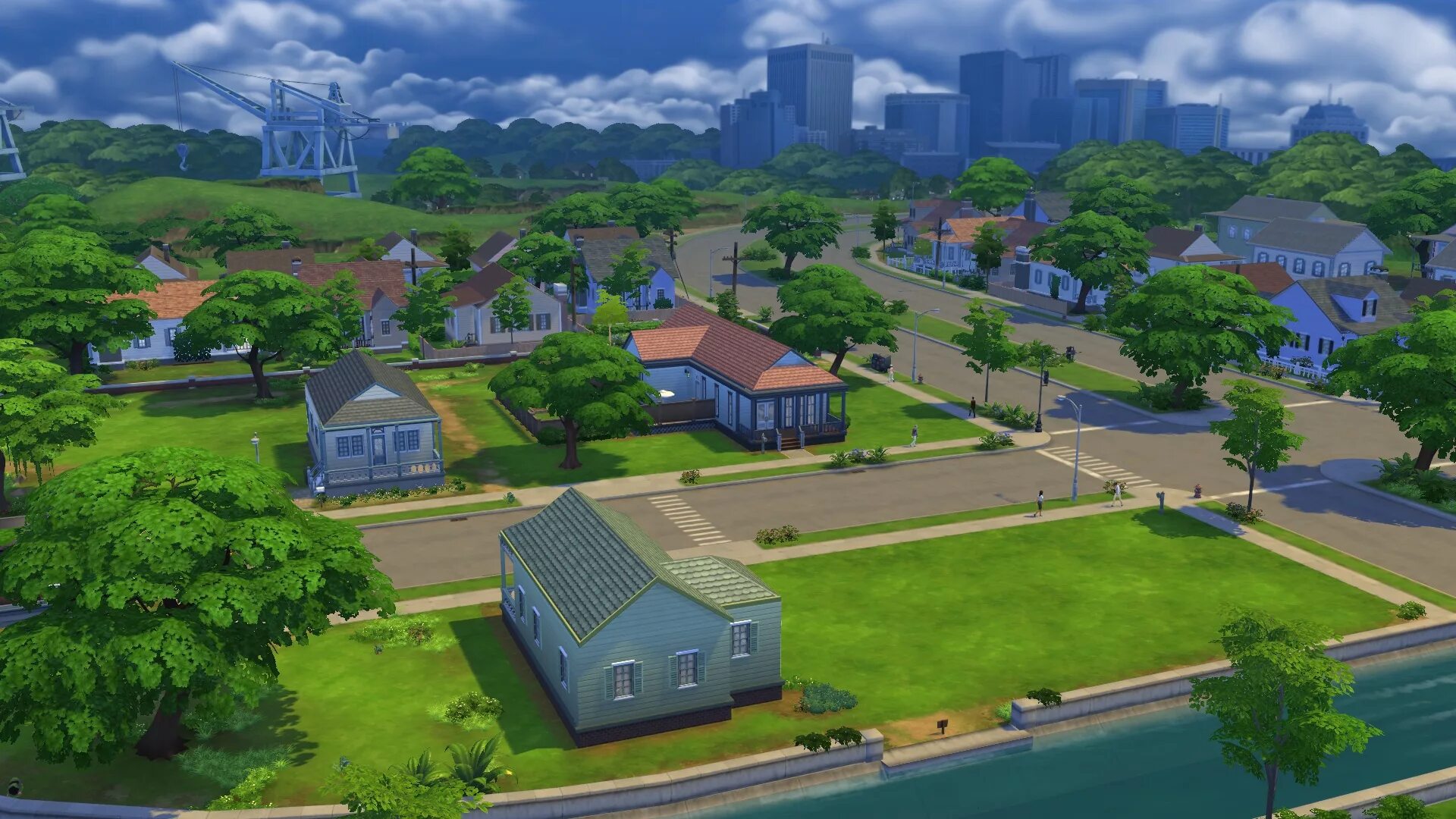 Городская легенда симс 4. Симс 4. симс 3 сансет вэлли. симс 4 скрин городка. sims 4 screenshots sim.